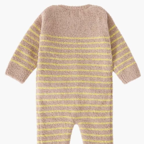 7 AM Enfant Stripe Teddy Romper / 3-6 months - Picture 2 of 4